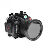 Seafrogs 40M/130FT Underwater Camera Housing for Sony A7R IV (ILCE-7RM4A), Compatible with Sony 28-70mm, 16-35mm F4, 24-70mm F4, 24mm F1.4 GM, 50mm F1.8, 85mm F1.8 Lens-Black