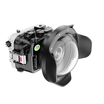 Seafrogs Underwater Housing for Sony Alpha ZV-E1 + WA005B 6 inch Dome Port Kit [40M/130FT] Waterproof Case Scuba Diving Housing for Sony ZV-E1+ 28-70mm F3.5-5.6,10-18mm F4