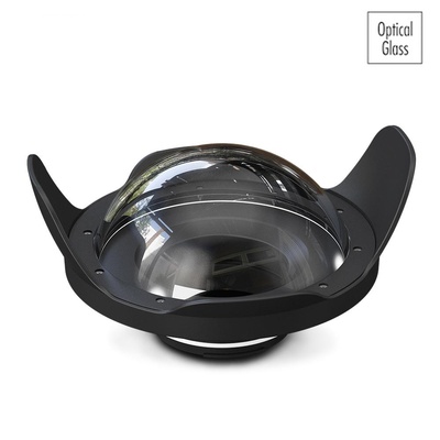 Seafrogs WA006-B Optical Glass 40M/130FT  8" inch wide angle dome port for underwater camera case (φ 90mm* L 40mm)