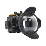 SeaFrogs [40M/130ft] Waterproof Case Underwater Housing w/ Sea frogs WA005-E 6 Inch Wide Angle Dry Dome Port Kit for Panasonic GH5/ GH5 S/ GH5 II Camera