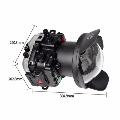 SeaFrogs Professional Waterproof Housing Waterproof Case for Sony A7S III A7SIII A7S3 A7 SIII Alpha 7S III Underwater 40m/130fit Diving Case