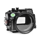 Seafrogs 40M/130FT Waterproof Underwater Camera Housing Case for Canon EOS M6 II+ EF-M 22mm f/2 Lens, Built-in Water Leakage Sensor, Vacuum Pump System, Replaceable Barrel