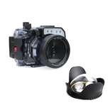 Seafrogs [60m/195ft] Underwater Camera Waterproof case w/Fisheye Wide Angle Lens Dome Port Kit for Sony RX100 I II III IV V RX100 M2 M3 M4 M5