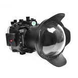 Seafrogs 40M/130FT Underwater Camera Housing For Sony A7R IV (ILCE-7RM4A) With Long Dome Port WA005-A (24-70mm)