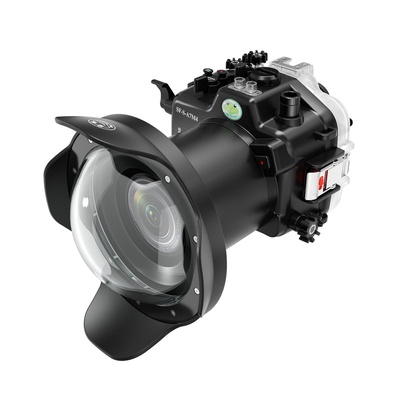 Seafrogs Underwater Housing for Sony A7M4 A7 IV + WA005-A 6 Inch Dome Port Kit [40M/130FT] Waterproof Case for Sony Alpha7 IV (ILCE-7M4 a74) +28-70mm F3.5-5.6, 24-70mm F2.8 GM Lens