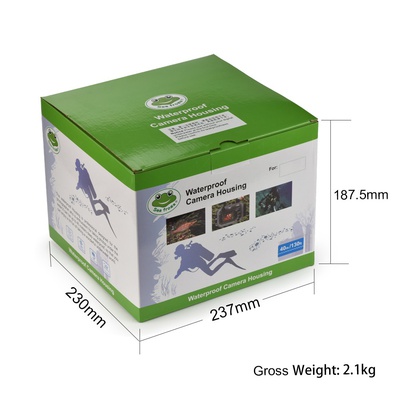 Seafrogs A7 II Pro 40m/130ft Underwater Waterproof Housing Case For Sony A7 II A7R II A7S II Support 28-70mm Lens White