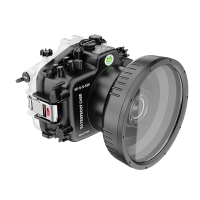SeaFrogs Underwater Camera Housing for Fujifilm X-S20 with FL45 Short Flat Port, [40M/130FT] Waterproof Diving Camera Case for Fuji X-S20+ 18-55mm F2.8-4,XC 15-45mm F3.5-5.6