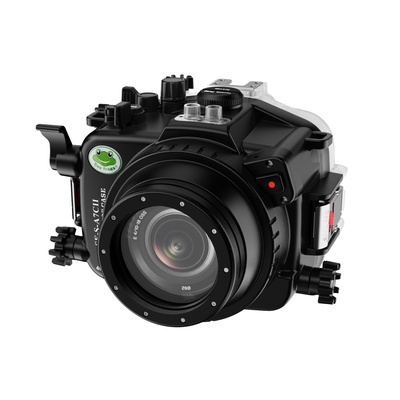 Seafrogs Underwater Housing for Sony A7C II / A7CR with FL28 Flat Port, [40M/130FT] Waterproof Scuba Housing Case for Sony Alpha 7C II A7CR with FE 28-60mm f/4-5.6 OSS