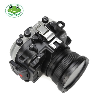 Seafrogs 40m 130ft Underwater Camera Housing Case for Fujifilm X-T2 (16-50/18-55mm) Camera