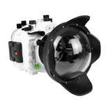 Seafrog Professional Waterproof Diving Housing 6" Dry Dome Port Kit, for Sony A7S III A7SIII A7S3 A7 SIII Alpha 7S III Underwater 40m/130fit Diving Case-White