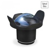 Seafrogs WA005-A Optical Glass 40M/130FT 6" Inch Wide Angle Dry Dome Port for Waterproof Camera Case?? 90mm* L 106mm?