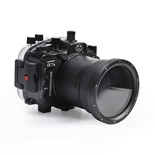 Seafrogs A7 II Pro 40m/130ft Underwater Waterproof Housing Case For Sony A7 II A7R II A7S II Support 90mm lens, Black