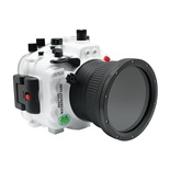 Seafrog Professional Waterproof Diving Housing For Sony A7S III A7SIII A7S3 A7 SIII Alpha 7S III Underwater 40m/130fit Diving Case White