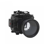 Seafrogs 40M/130FT Underwater Camera housing Waterproof case for Fujifilm X-T3, w/Zoom Gears for XC16-50mm, XF18-55mm (Black)