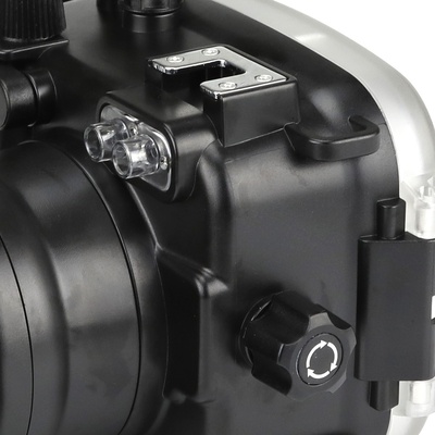 SeaFrogs 40m/130ft Underwater Camera Housing For Canon EOS M6 (18-55MM) Lens