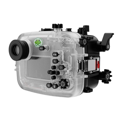 Seafrogs Underwater Housing for Sony a6700 with FL1650 Flat Port, [40M/130FT] Waterproof Scuba Housing Case for Sony ILCE-6700 with EPZ 16-50mm f3.5/5.6 0SS Lens
