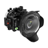 Seafrogs [40M/130FT] Underwater Housing Waterproof Case w/ 6 Inch Dome Port Kit for Sony A7R IV A7R4 ILCE-7R IV Compatible with Sony FE 16-35mm F/4, 28-70mm F3.5-5.6, 12-24mm F4 G Lens-Black