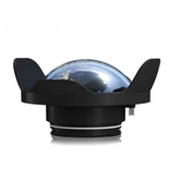 Seafrogs WA005B Optical Acrylic 40M/132FT 6" inch Wide Angle Dome Port Fisheye Wide-Angle Lens for Waterproof Camera Case (φ 90mm L40mm)