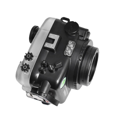 Seafrogs 40M/130FT Camera Waterproof Case Underwater Housing for Sony A6600 with16-50MM Standard Barrel, Built-in Water Leakage Sensor, Ideal for Diving, Surfing, Swimming and Rafting Video