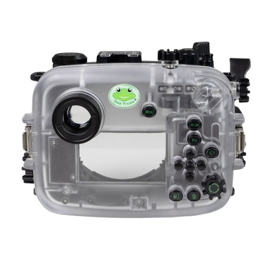 SeaFrogs Waterproof Housing for Sony A6700 with FL2870 Flat Port 40M/130FT Underwater Case for Sony ILME-6700 with 18-105mm Lens (Zoom Gear Included)
