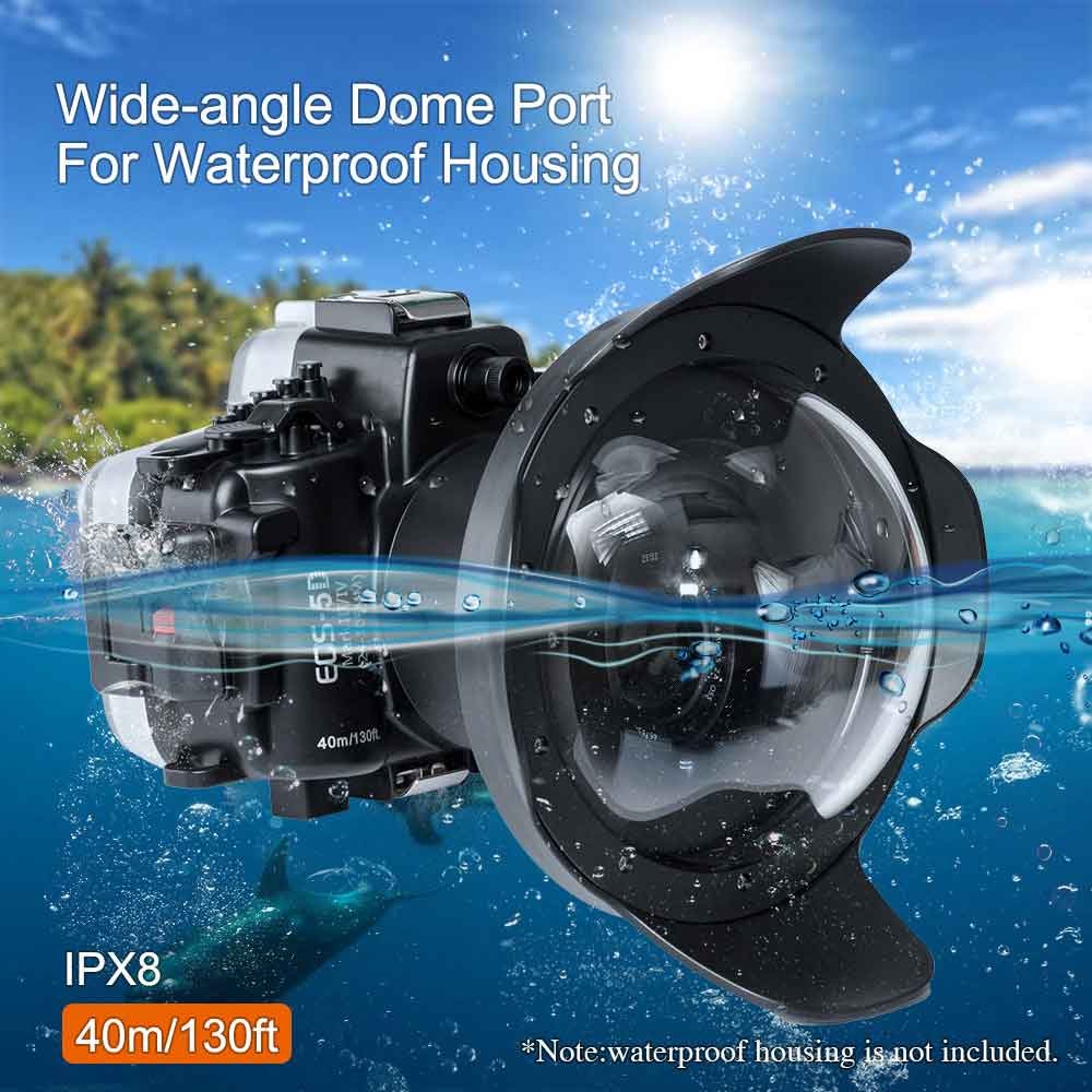 SeaFrogs WA006-A 8" inch Wide Angle Dome Port
