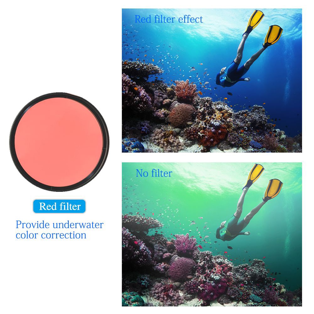 SeaFrog 67mm thread Red Filter