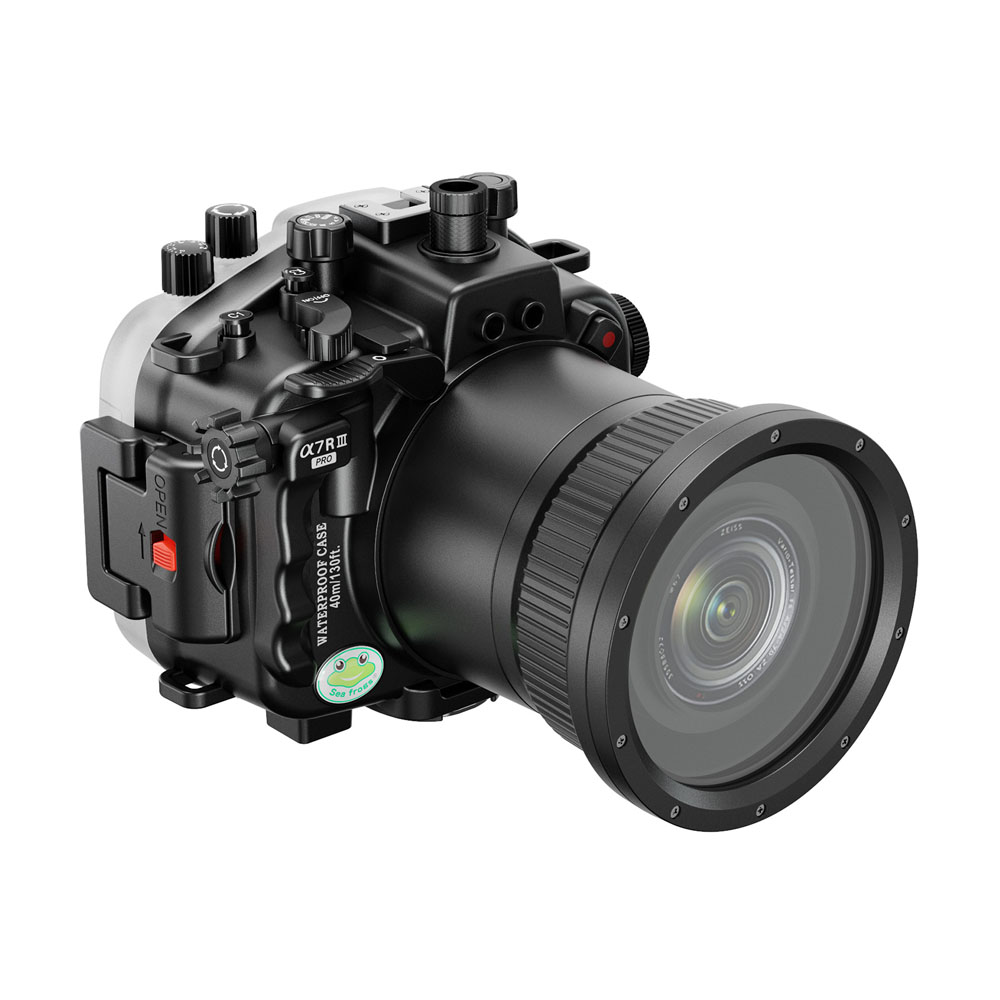 SeaFrogs for Sony A7R III with FL90 Long Flat Port,