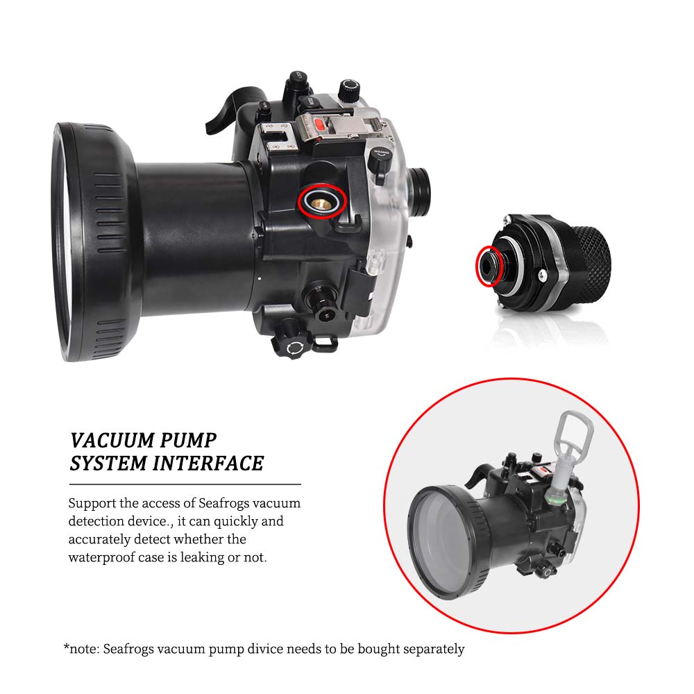 Seafrogs for Canon EOS R with PL100 Long Port
