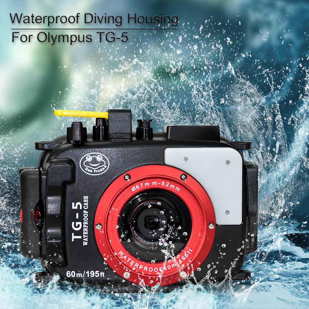SeaFrogs for Olympus TG5 with 67mm Red Filter Combo