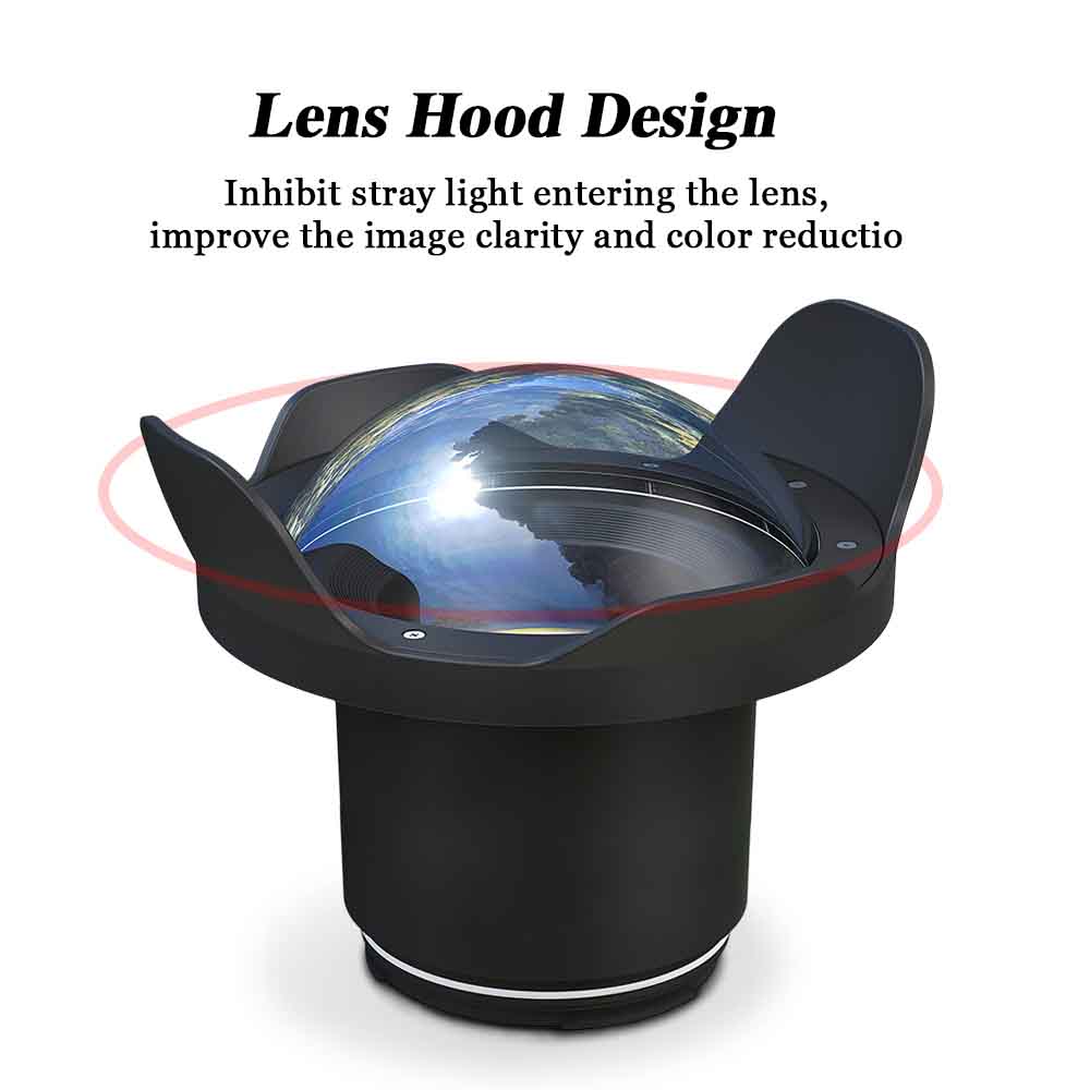 SeaFrogs WA005-A Optical Acrylic 6" inch  Dome Port