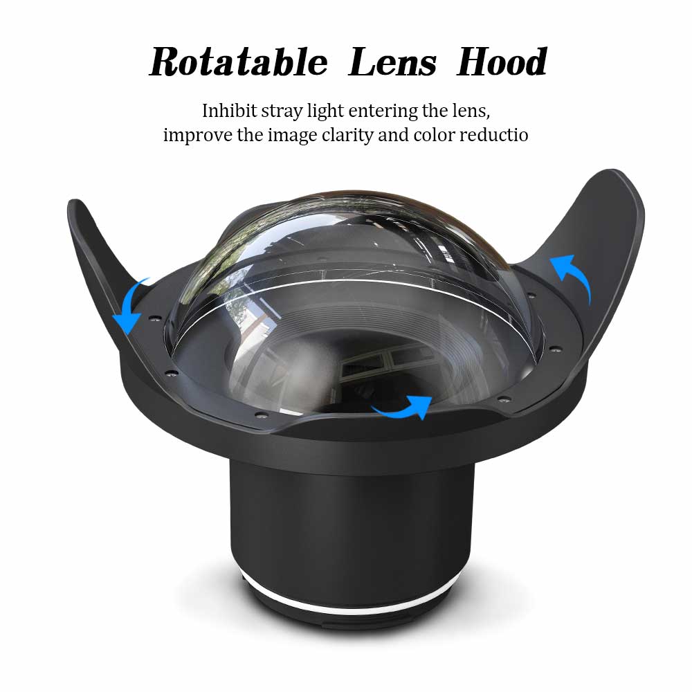 Seafrogs WA006-A Optical Glass 8 Inch Dome Port
