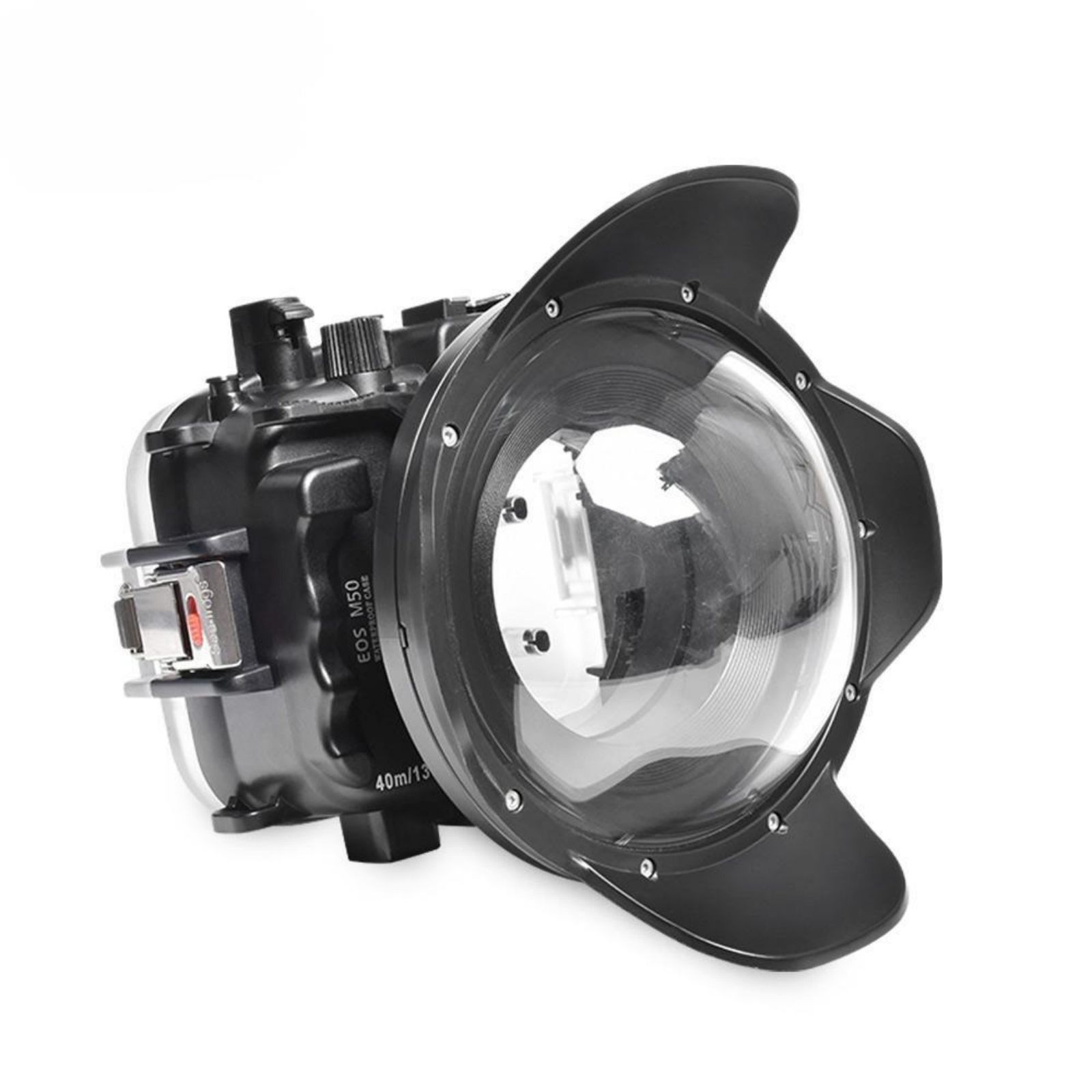 SeaFrogs  for Canon EOS M50 / M50 II / EOS Kiss M with WA005B 6" Short Dome Port