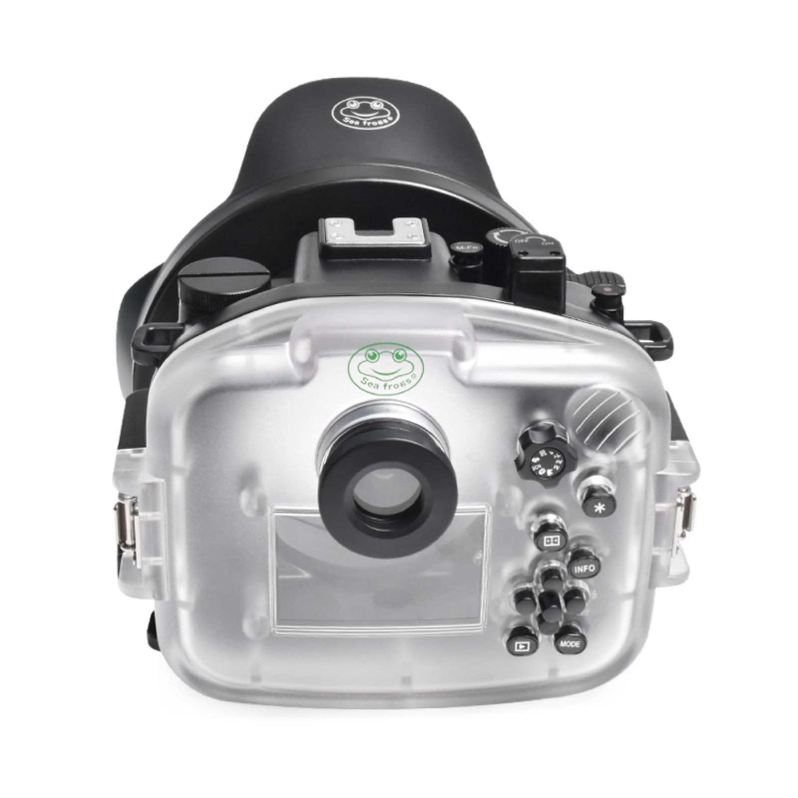 SeaFrogs  for Canon EOS M50 / M50 II / EOS Kiss M with WA005B 6" Short Dome Port