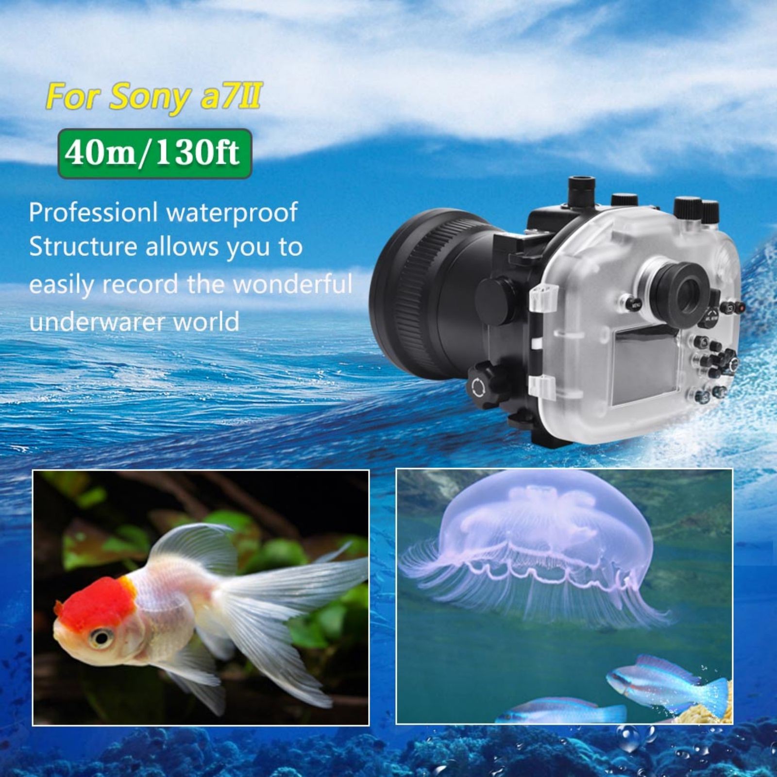 Seafrogs A7 II Pro with Electronic Shutter Handle Kit